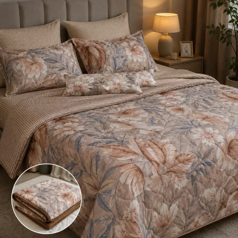 Shubhrang Pure White Luxury Bedding Collection by Archita Creation